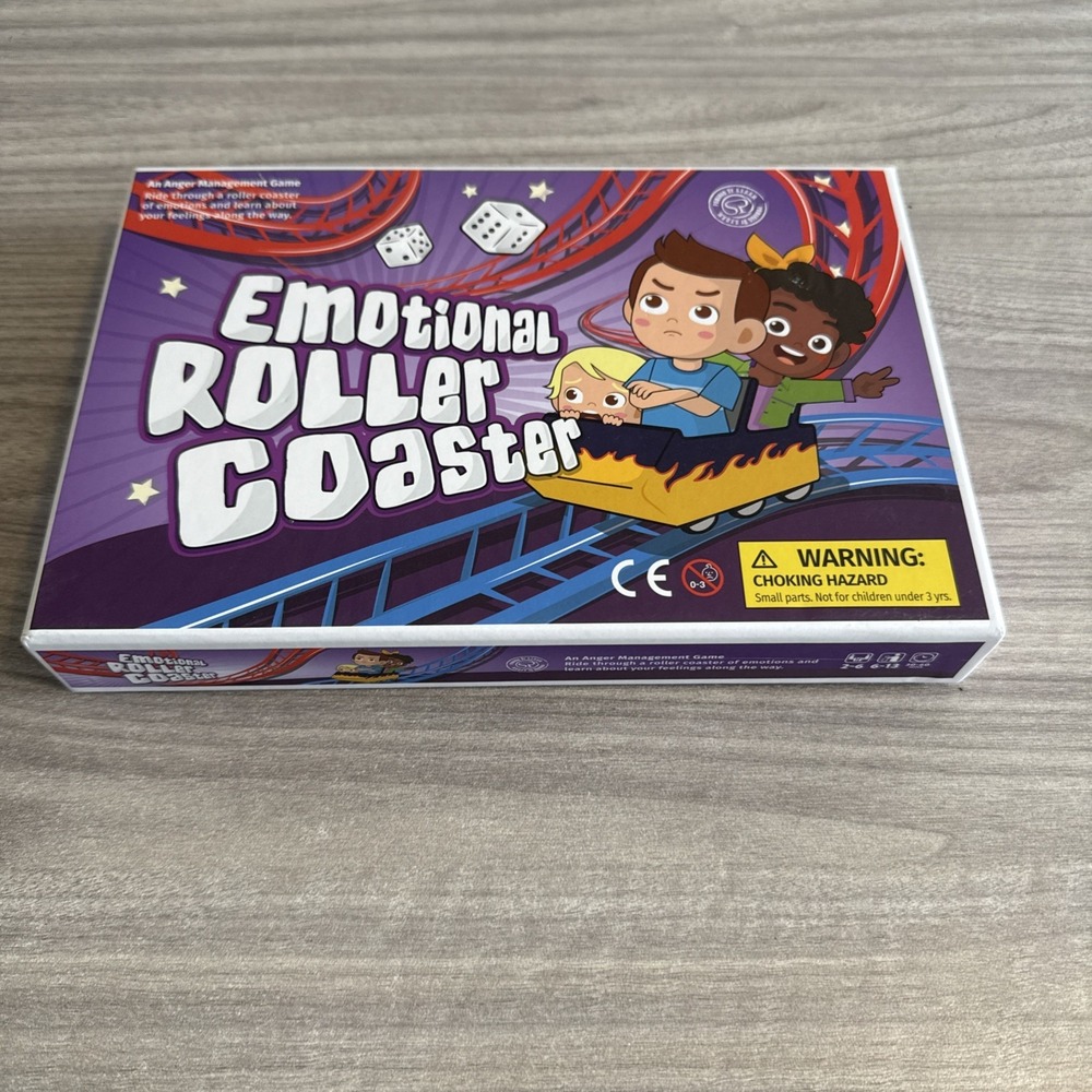 Emotional Rollercoaster | Anger Management Board Game For Kids & Families